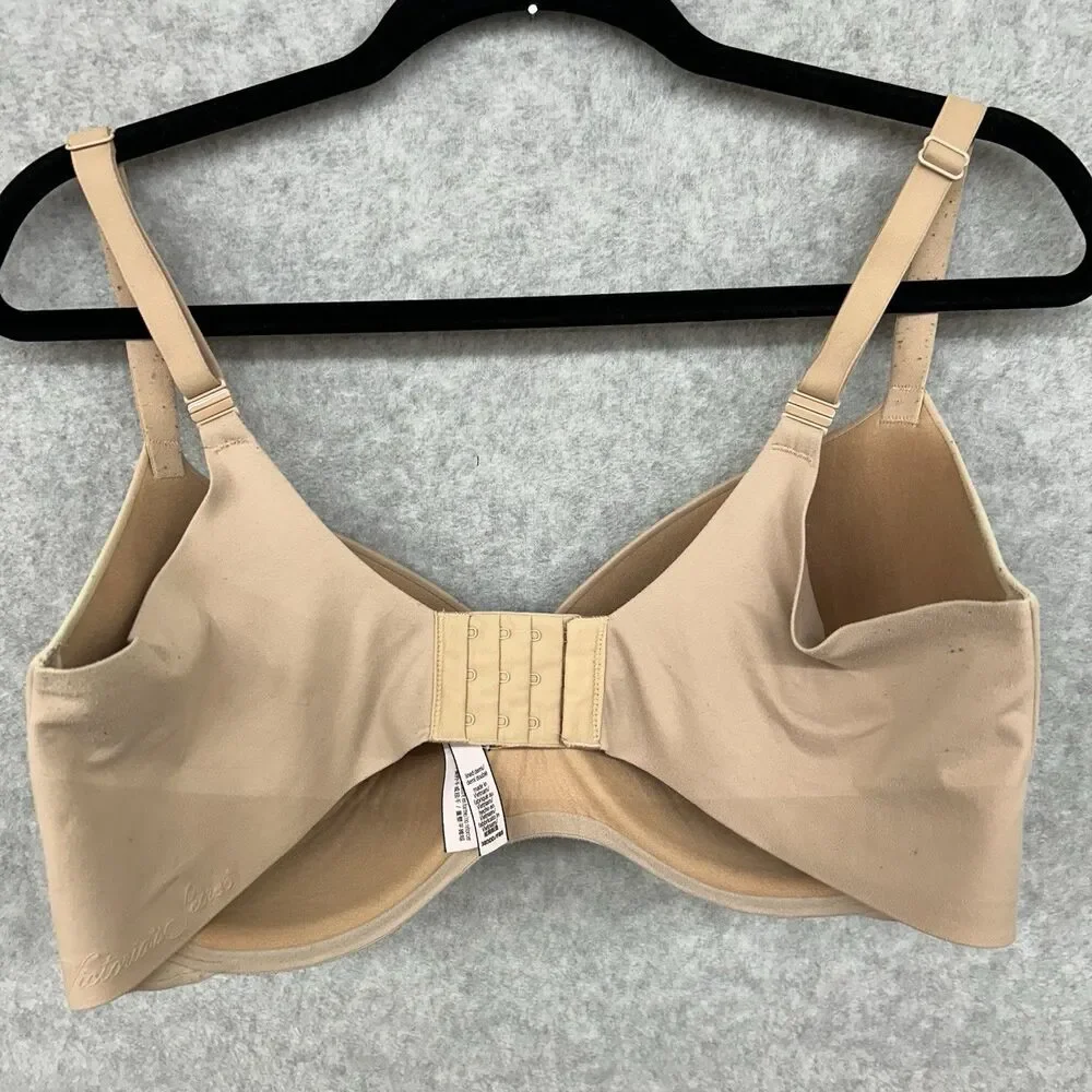 Victoria's Secret Womens 38DDD Beige Lined Underwire Back Closure Demi Bra